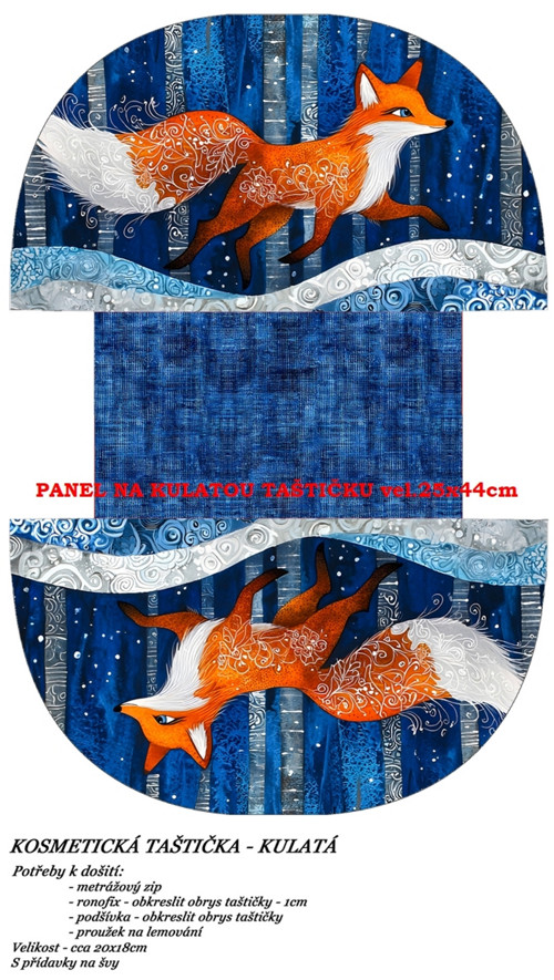 Panel na taštičku bavlna