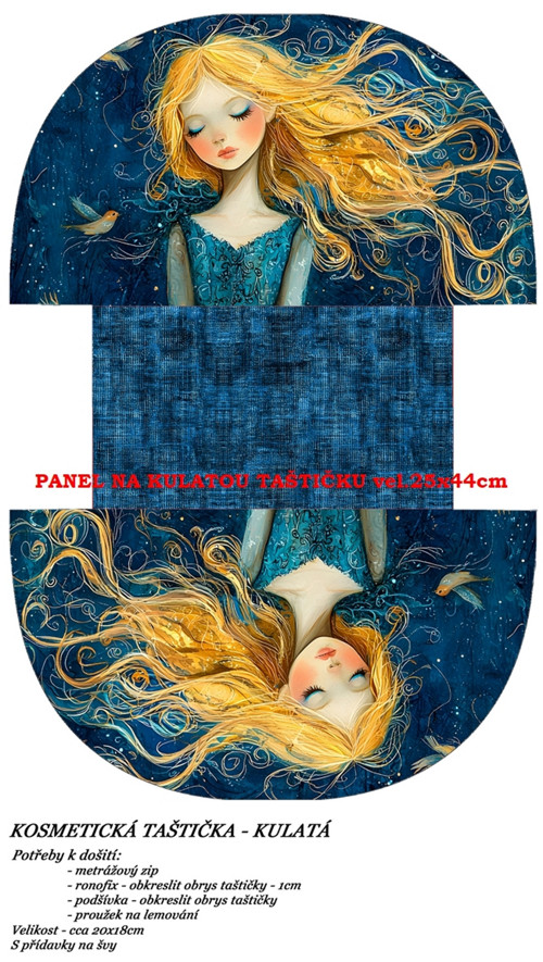 Panel na taštičku bavlna — foto 1
