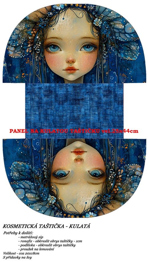 Panel na taštičku bavlna