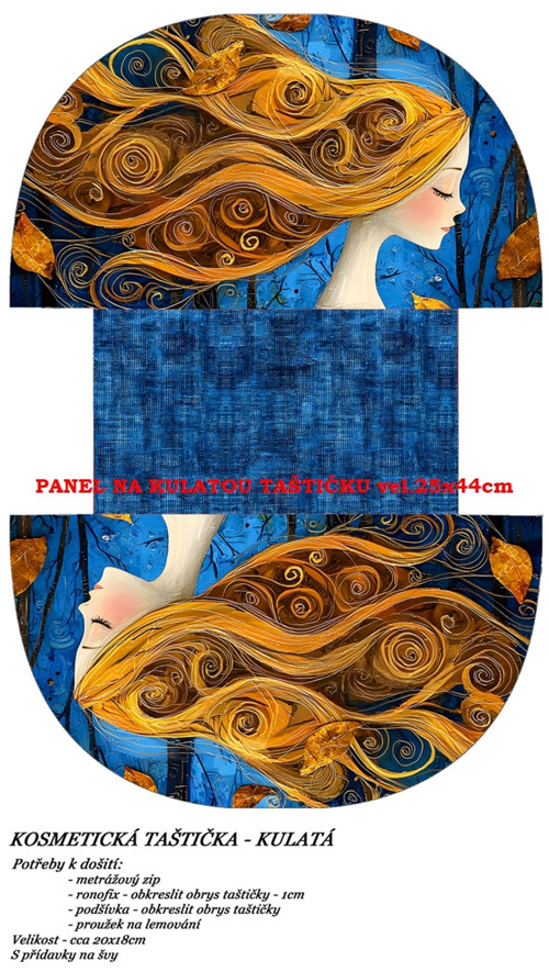 Panel na taštičku bavlna