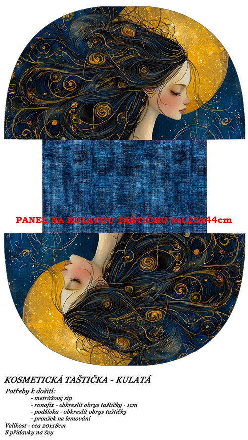 Panel na taštičku bavlna