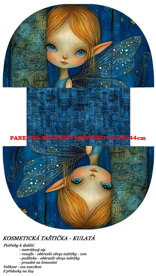 Panel na taštičku bavlna