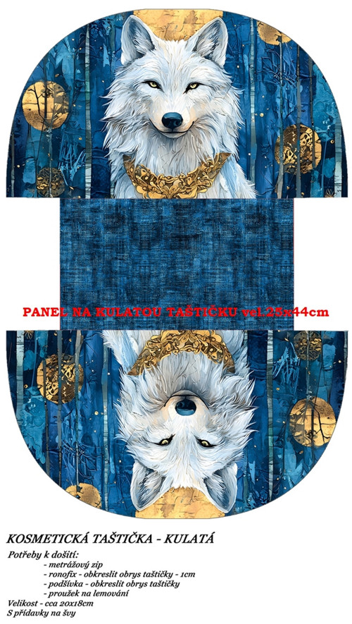 Panel na taštičku bavlna — foto 1