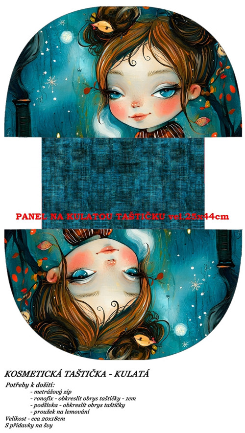 Panel na taštičku bavlna