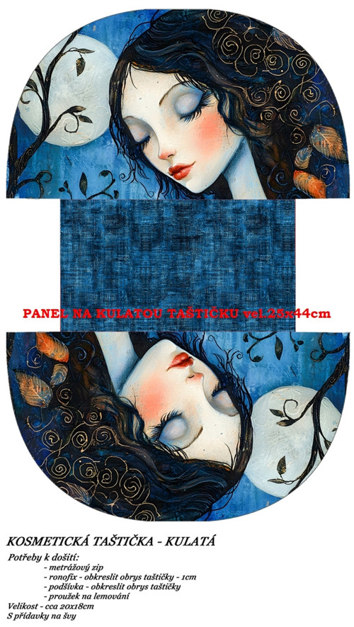Panel na taštičku bavlna