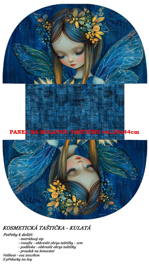 Panel na taštičku bavlna