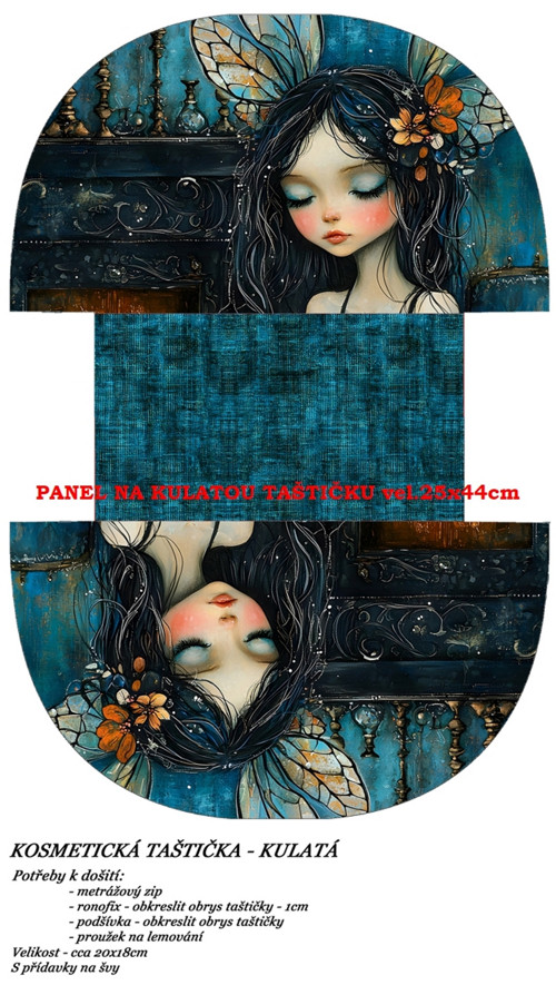 Panel na taštičku bavlna