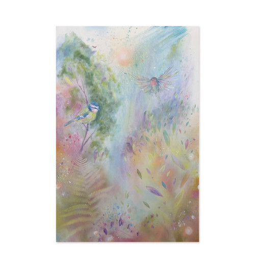 SÝKORKA / 1 x 90x60 cm / malba na plátně