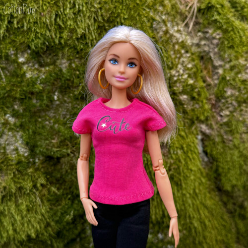 Barbie - tričko sytě růžové - Cute