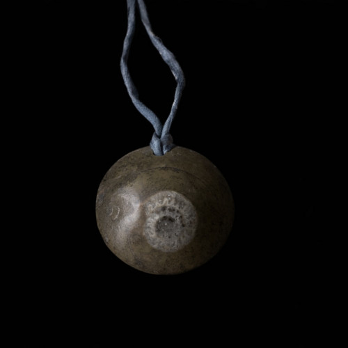 Marocký amonit 4 - náhrdelník na hedvábné šňůrce