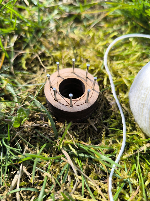 Pomůcka na francouzské TKANÍ 3,5 cm (8 hřebíků)
