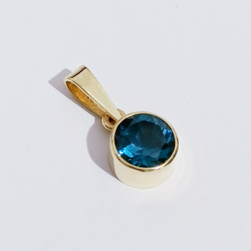 London topaz(Au 585/1000)