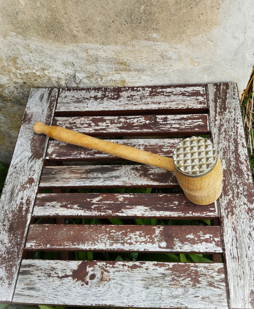 Vintage Palička na maso - nedělní řízky