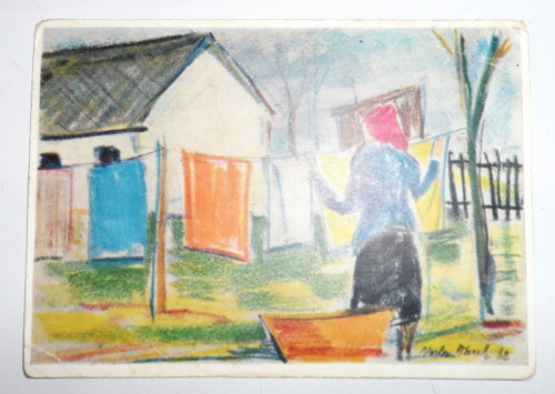 POHLEDNICE Velikonoce • Václav Turek, 1964