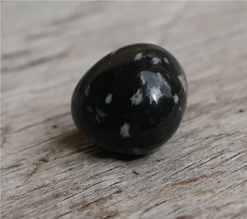 Obsidián sněžný (15 mm) V889