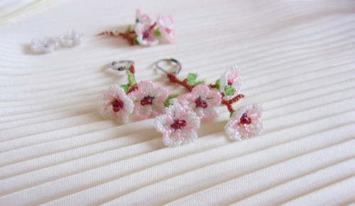 Náušnice - Sakura