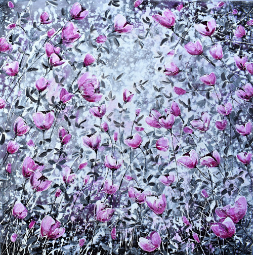 Ráno v zahradě......60x60cm