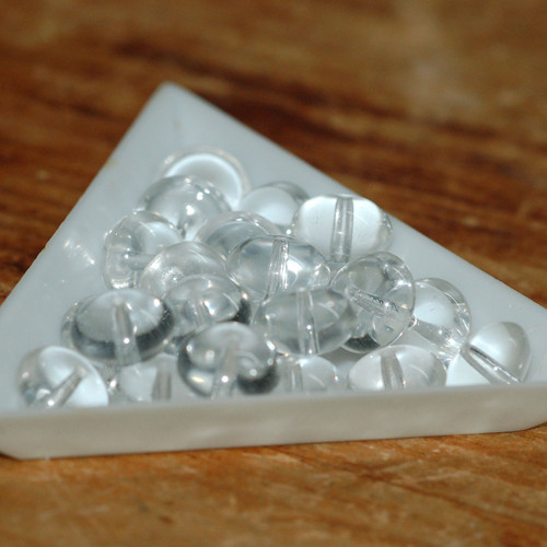 Průhledné rondelky 11 x 7 mm