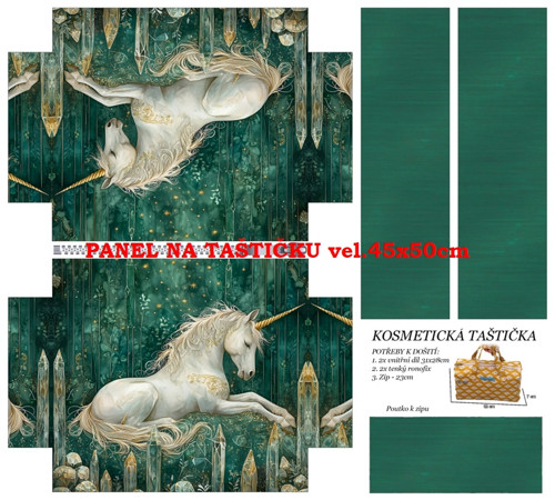 Panel na taštičku bavlna