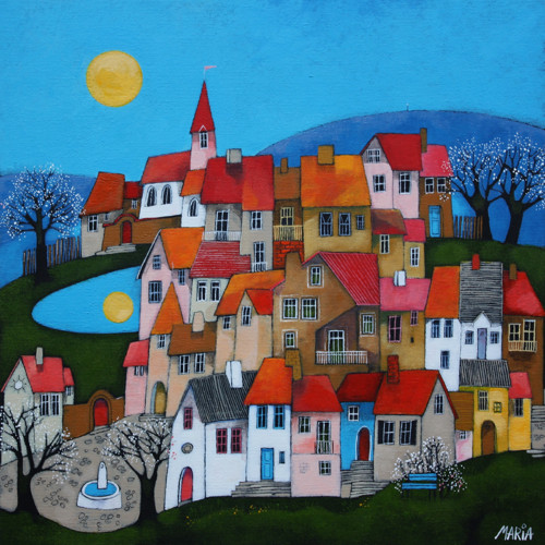 Bez mráčku ... 40x40cm