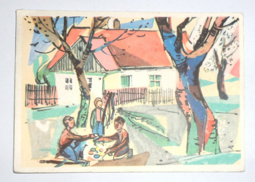 POHLEDNICE Velikonoce • Jiří Toroň, 1967
