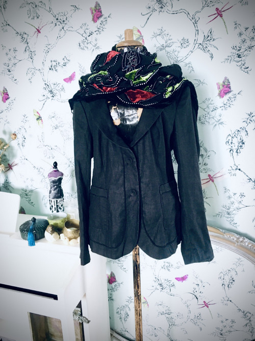 Sako black klasika lněné — foto 1