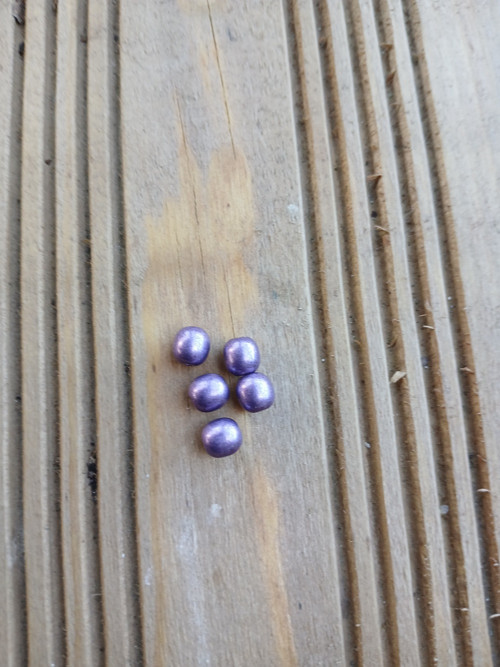 Skleněný korálek 6 mm fialový