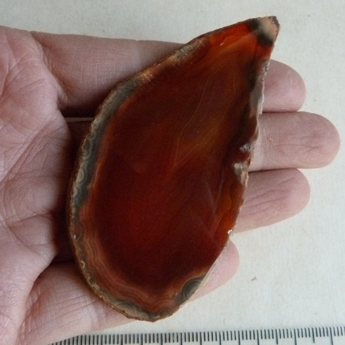Achát plátek - 8,1 cm