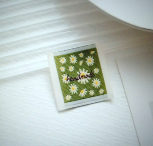 Nášivka / štítek Handmade (1ks)