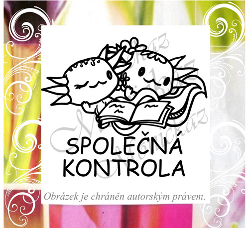 Společná kontrola axolotl 1001. Razítko.