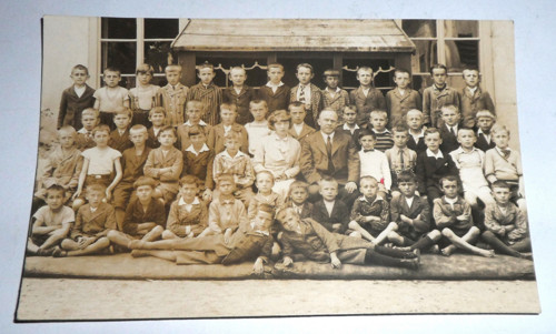 FOTOGRAFIE školní třída, spolužáci, 1933 Chotěboř