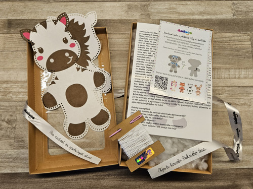 Kreativní sada s příběhem – Zebra Zoe
