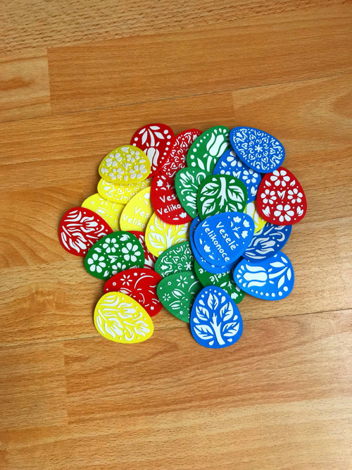 Velikonoční vajíčka 3d tisk