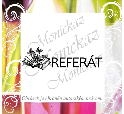 Referát motýlci 312. Razítko. — foto 1