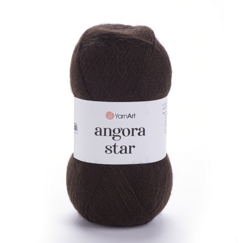 Příze Angora Star - tmavě hnědá