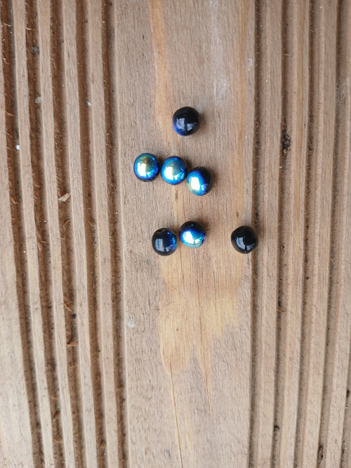 Skleněný korálek 6 mm perleťový