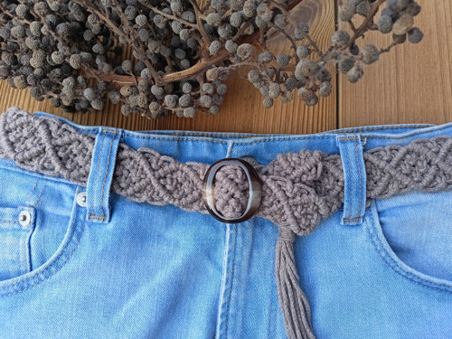 Boho pásek, macramé