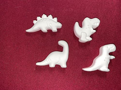 Sádrový odlitek - set dinosautů (4ks) ll.