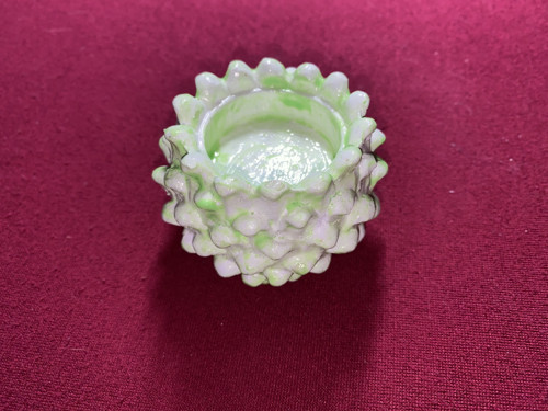 Sádrový odlitek - svítící svícen šiška