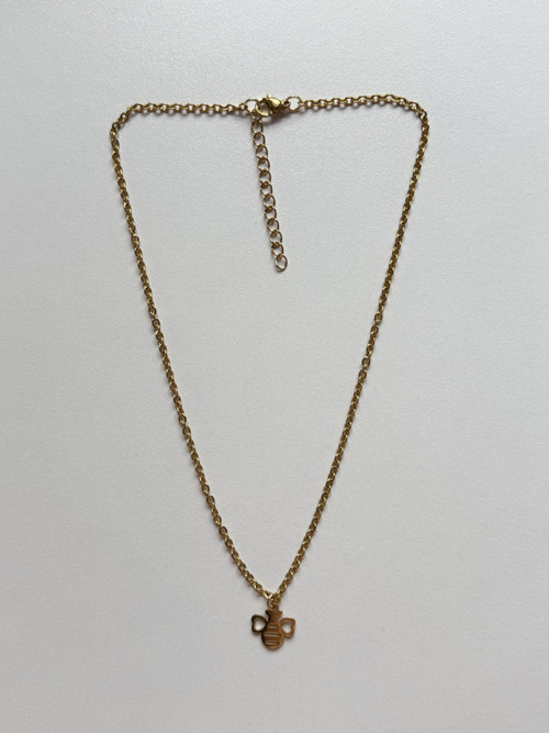 Gold Bee Necklace