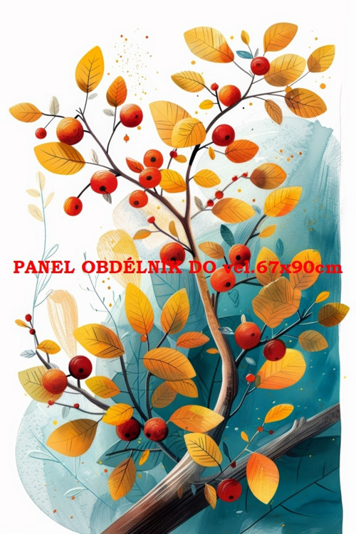 Bavlněný panel 16x25 cm - skladem — foto 1