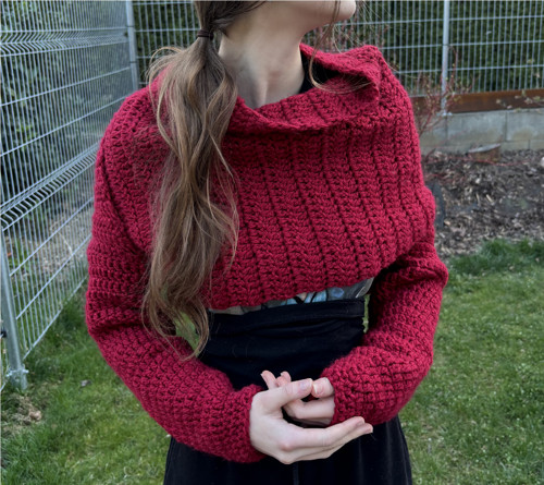 Šála s rukávy — foto 1