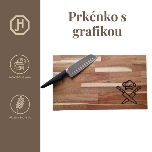 Prkénko s grafikou