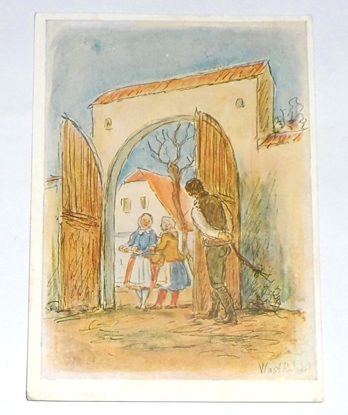 POHLEDNICE Velikonoce • Vlastimil Rada, 1967