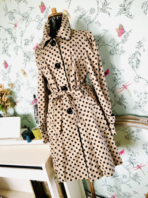 Kabát trenčkot dots — foto 1