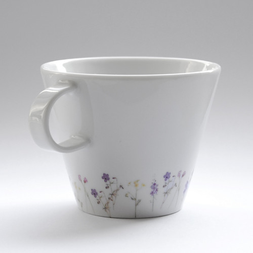 Hrnek porcelánový" Kititi mititi " květinový 150ml