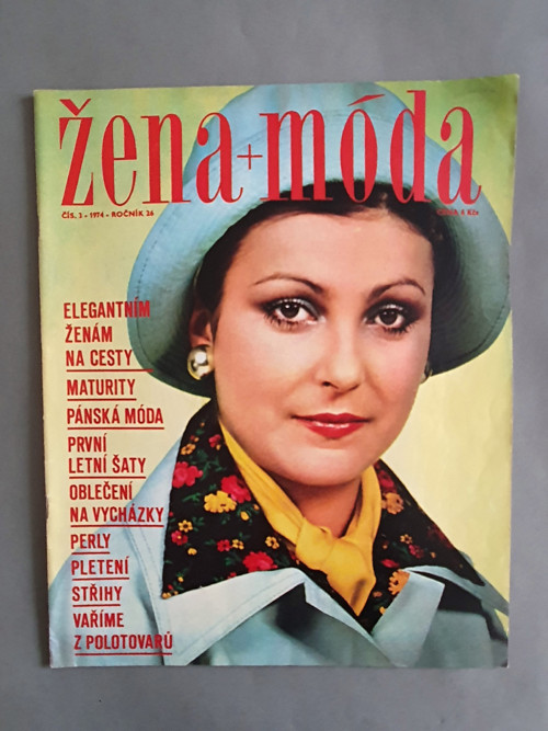 Žena a móda číslo 3 rok 1974