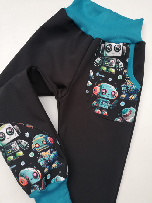 Softs.kalhoty- léto- ROBOTI - kapsa