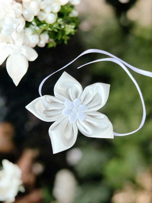 KANZASHI kytička bílá .č.167/5