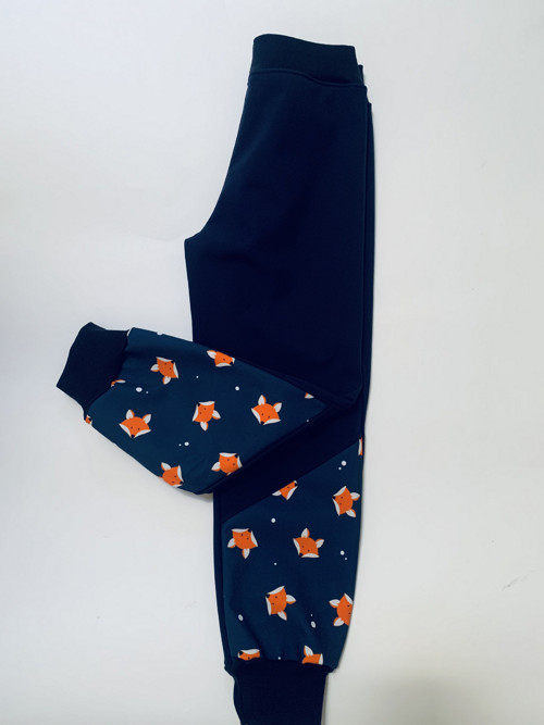 Softshellové kalhoty lišky